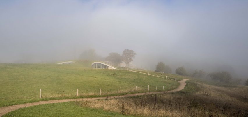 View of Skamlingsbanken Visitor Centre