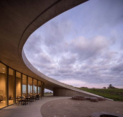 Entrance to Skamlingsbanken Visitor Centre