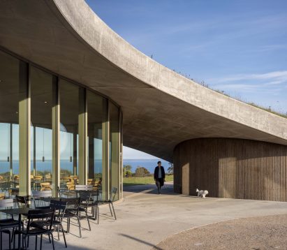 Entrance to Skamlingsbanken Visitor Centre