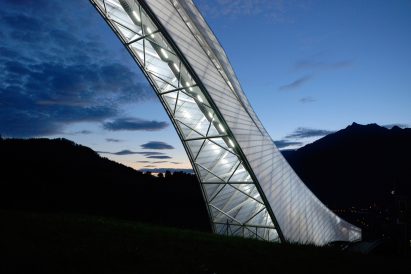 Olympic ski jump by terrain:loenhart&mayr