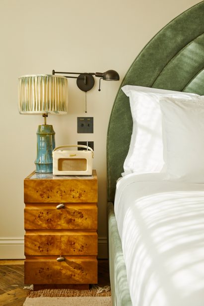 Cozy bedroom detail