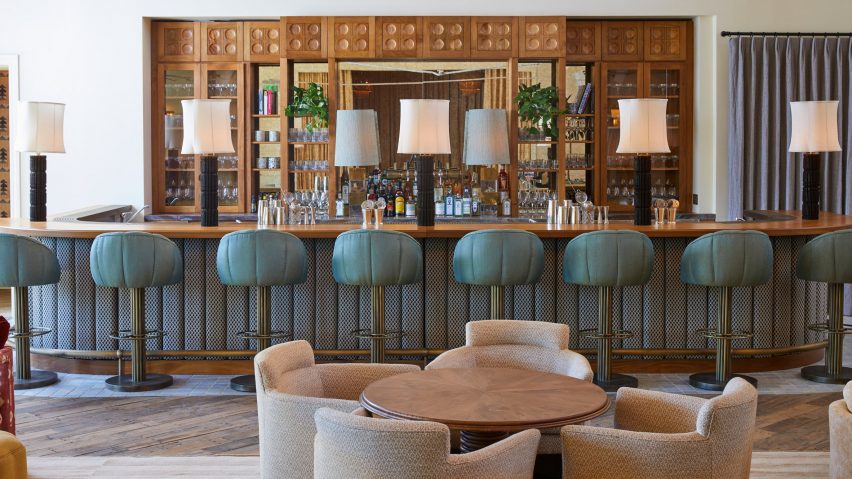 Bar area at Soho House Nashville