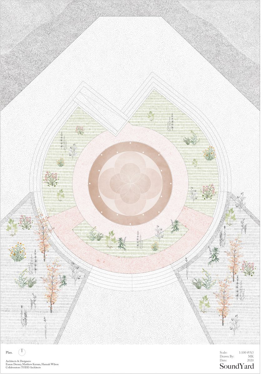 Plan drawing of SoundYard