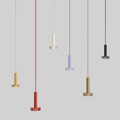 Sprinkle pendant lights in a range of colours by Zero Lighting
