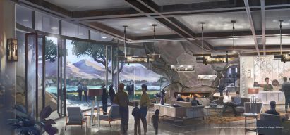 Members' clubhouse lobby