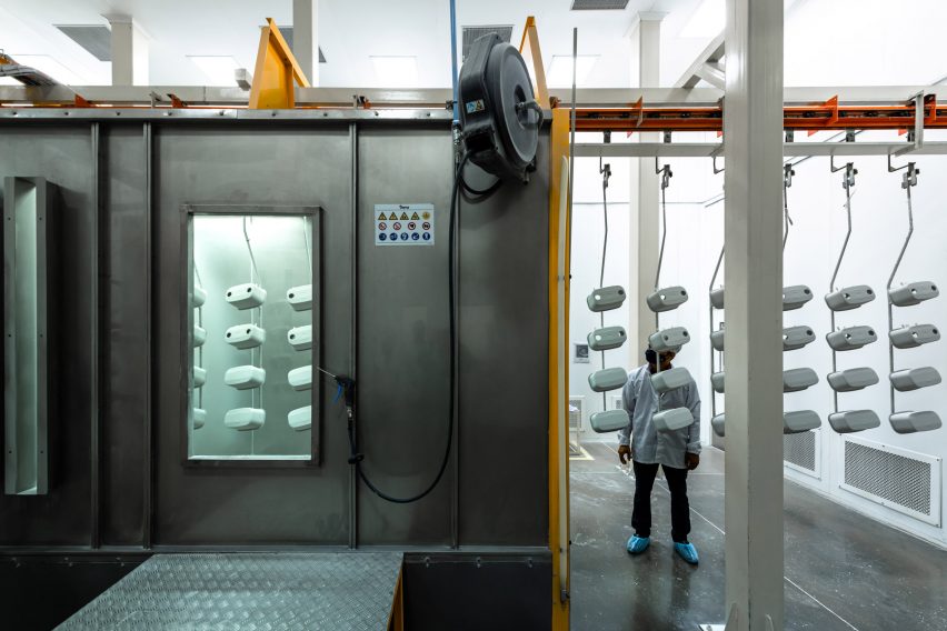 Sanand Factory is an electronics factory in India that was designed by Studio Saar