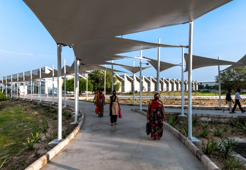 Sanand Factory is an electronics factory in India that was designed by Studio Saar