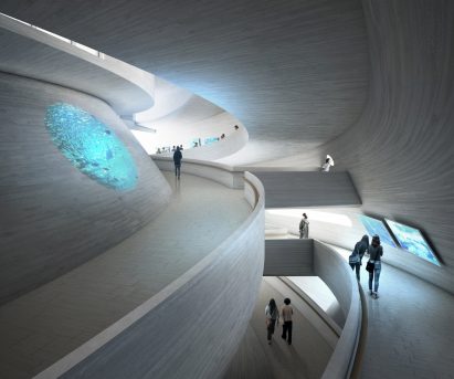 Render of Sun Tower by OPEN Architecture in China