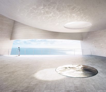 Render of Sun Tower by OPEN Architecture in China