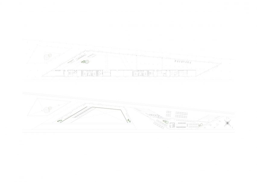 Building floor plans, Tallinn Cruise Terminal by Salto Architects and Stuudio Tallinn