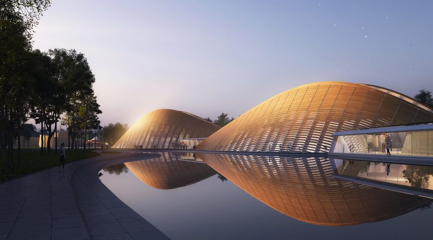 Render of The Eye of Sanxingdui by MAD