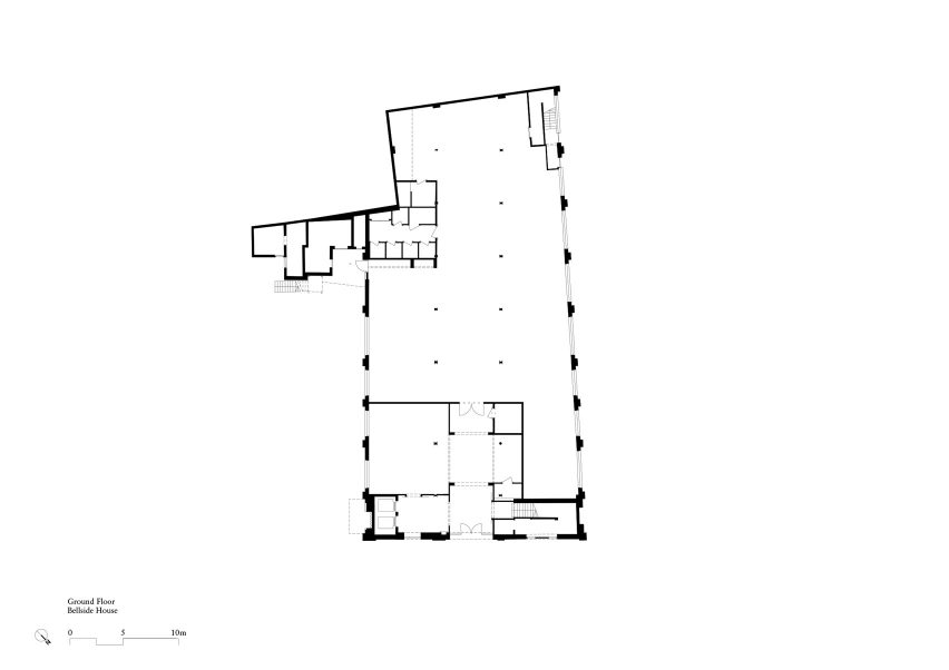 Ground floor plan, Lazlo offices by Henley Halebrown