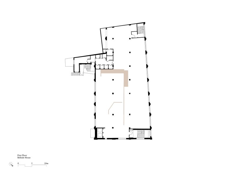 First floor plan, Lazlo offices by Henley Halebrown