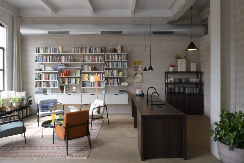 Living room in Lazlo offices by Henley Halebrown