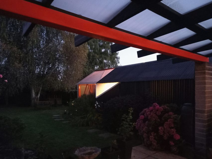 Night view of The Orangery by McCloy + Muchemwa