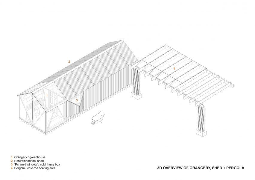Overview of The Orangery by McCloy + Muchemwa