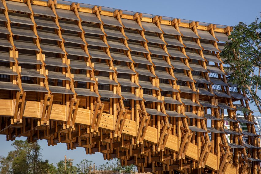 Timber Bridge in Gulou Waterfront, the latest project by LUO Studio