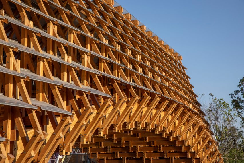 Timber Bridge in Gulou Waterfront, the latest project by LUO Studio