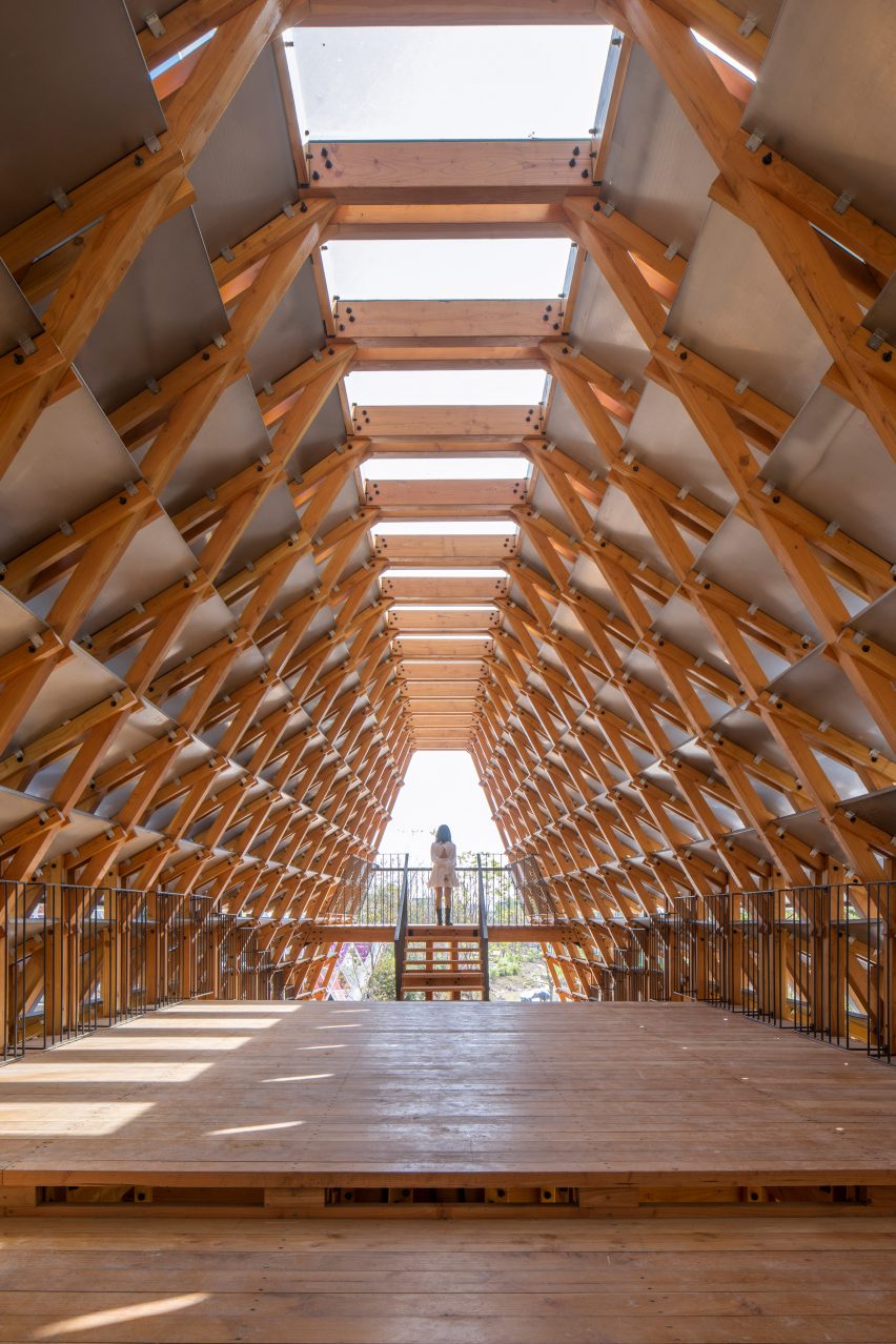 Timber Bridge in Gulou Waterfront, the latest project by LUO Studio