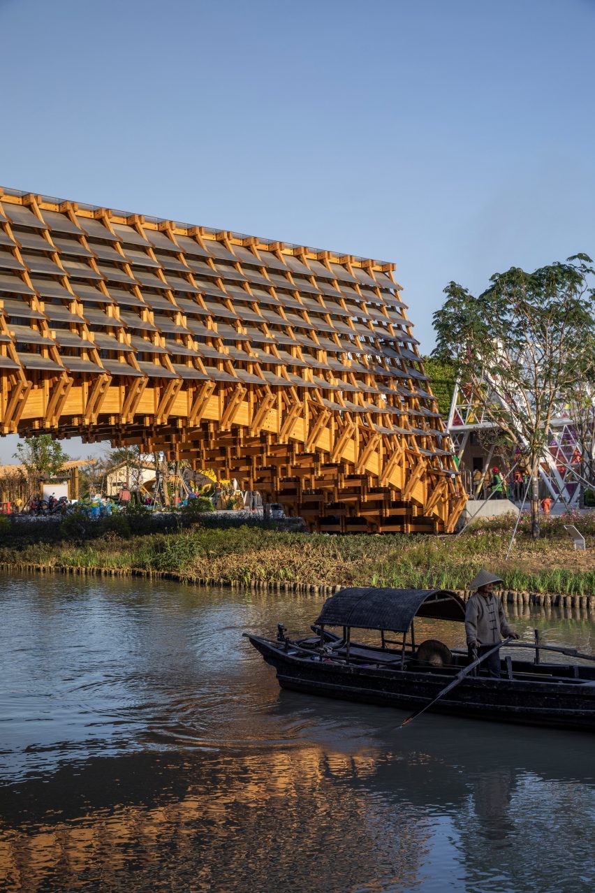Timber Bridge in Gulou Waterfront, the latest project by LUO Studio
