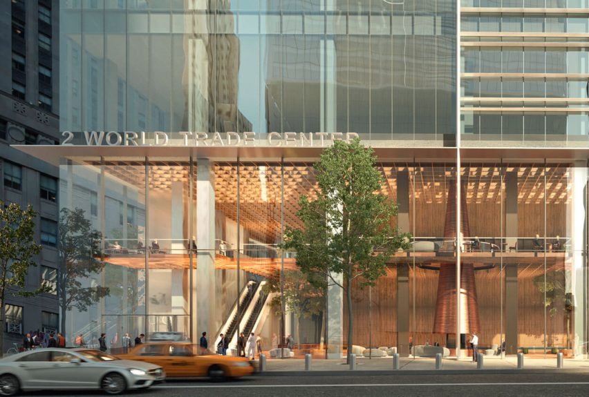 Lobby of Two World Trade Center