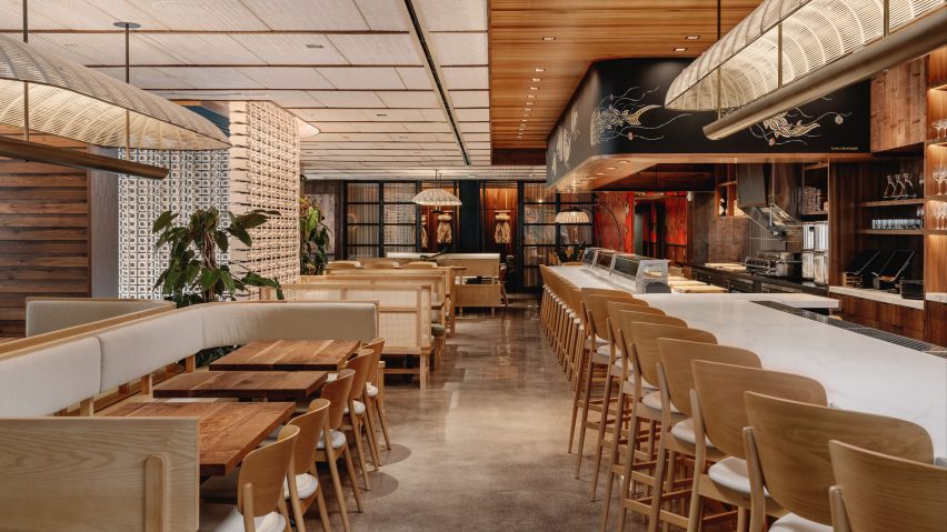 Uchi Miami sushi restaurant interior