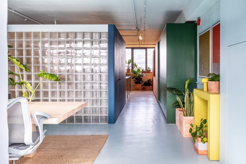 View of colourful Zetteler office