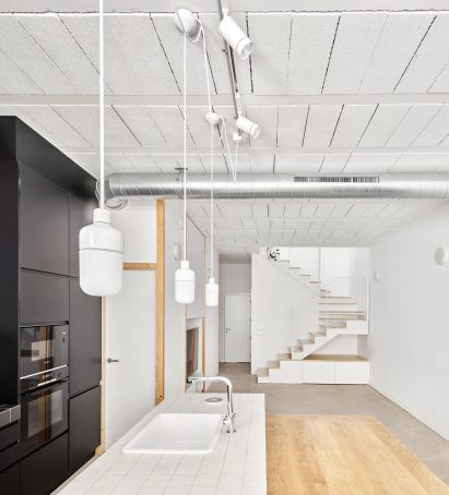 Open-plan kitchen of 100JOA
