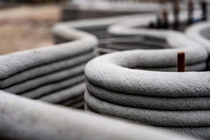 House Zero 3D printing process picture