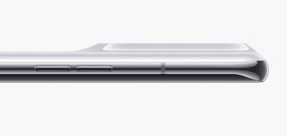 A photograph of the OPPO phone on its side.