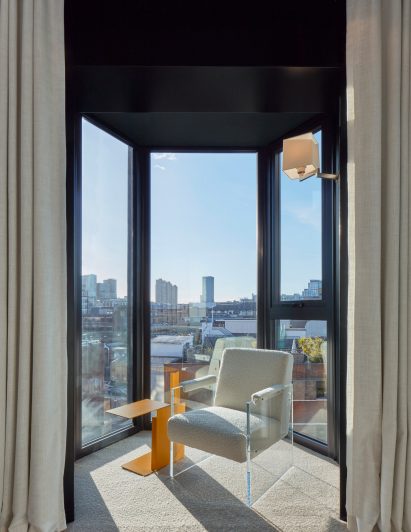Oriel window at One Hundred Shoreditch