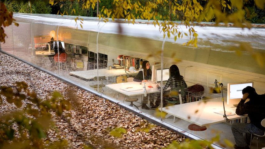 Office in the Woods, Spain, is a self-designed studio by SelgasCano
