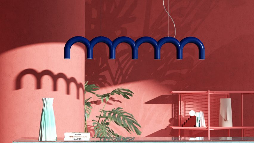 Arch pendant lamp by Johan Lindsten and Markus Johansson for Oblure