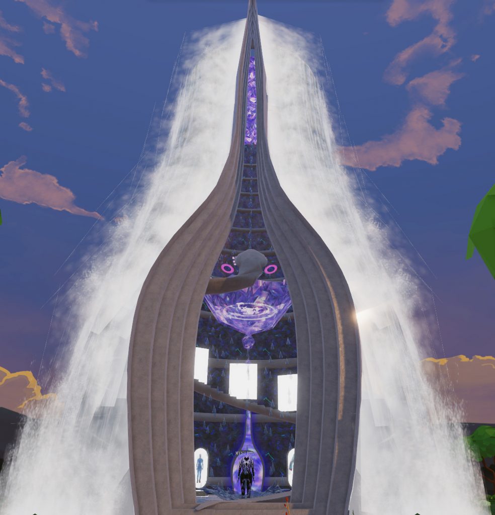 The exterior of a building showcasing designs by Auroboros