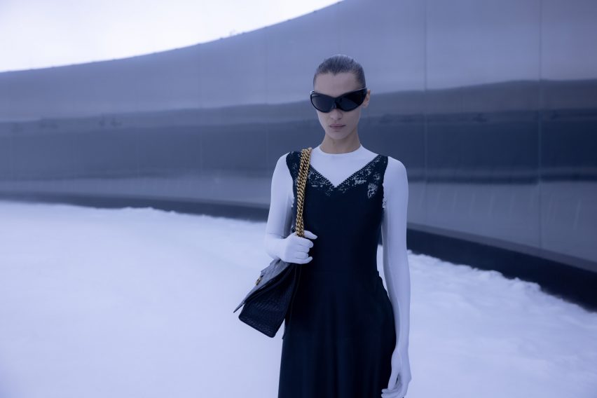 Balenciaga created a blizzard for its Autumn Winter 2022 show