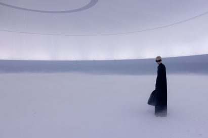 Person pictured wearing Balenciaga in the show spaxce