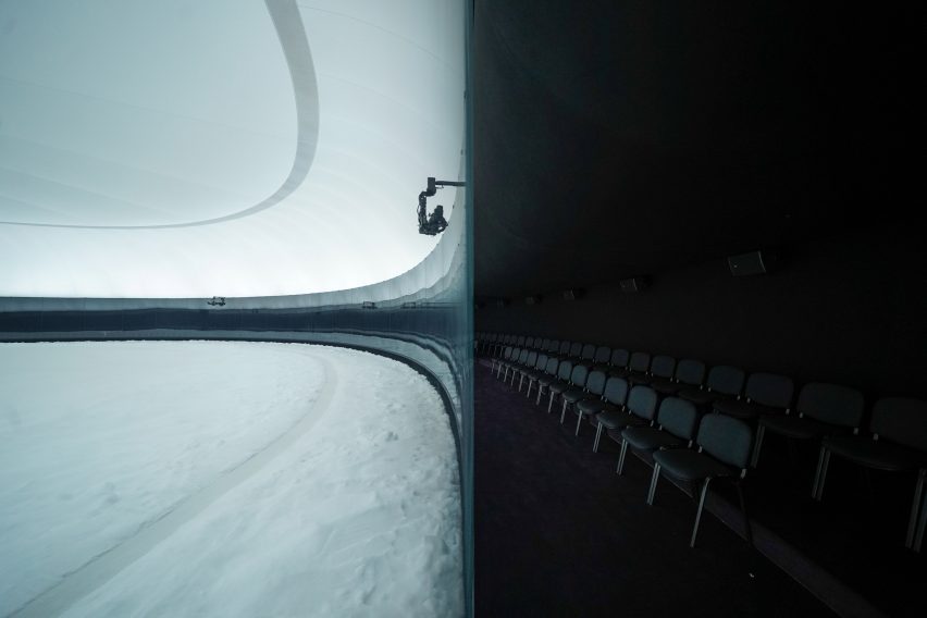 Balenciaga created a blizzard for its Autumn Winter 2022 show