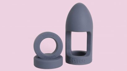 The Balldo sex toy in grey
