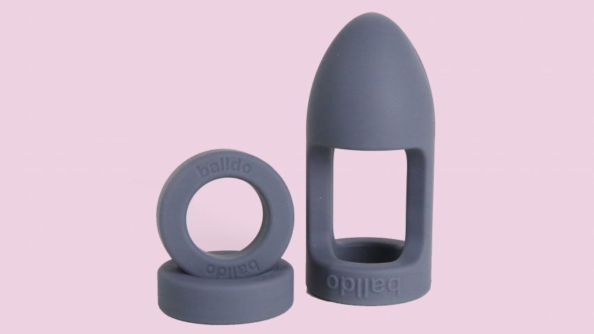 The Balldo sex toy in grey