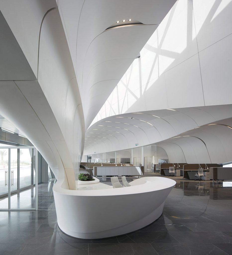 Interior of Beeah Headquarters in Sharjah