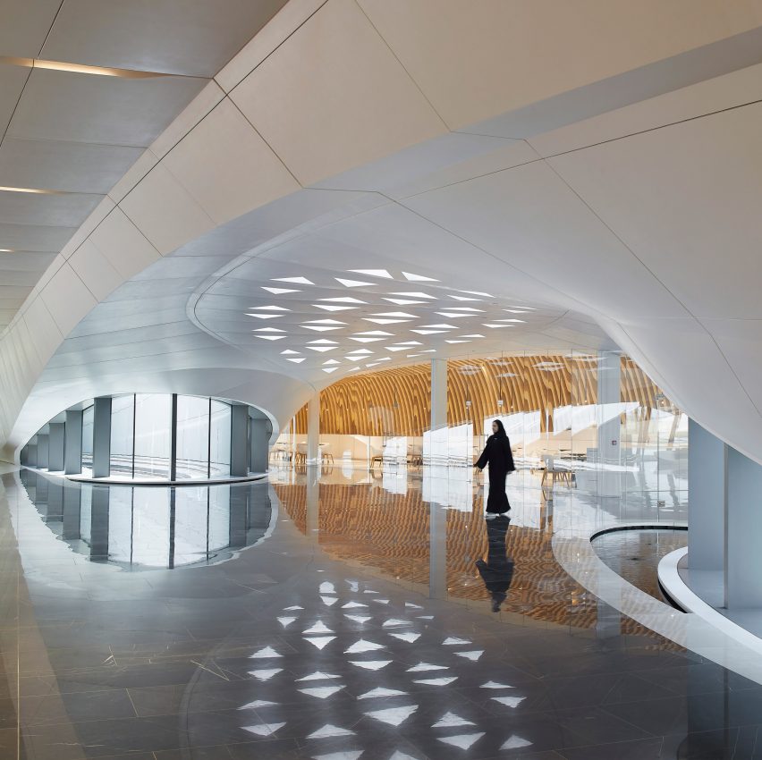 Interior of Beeah Headquarters in Sharjah