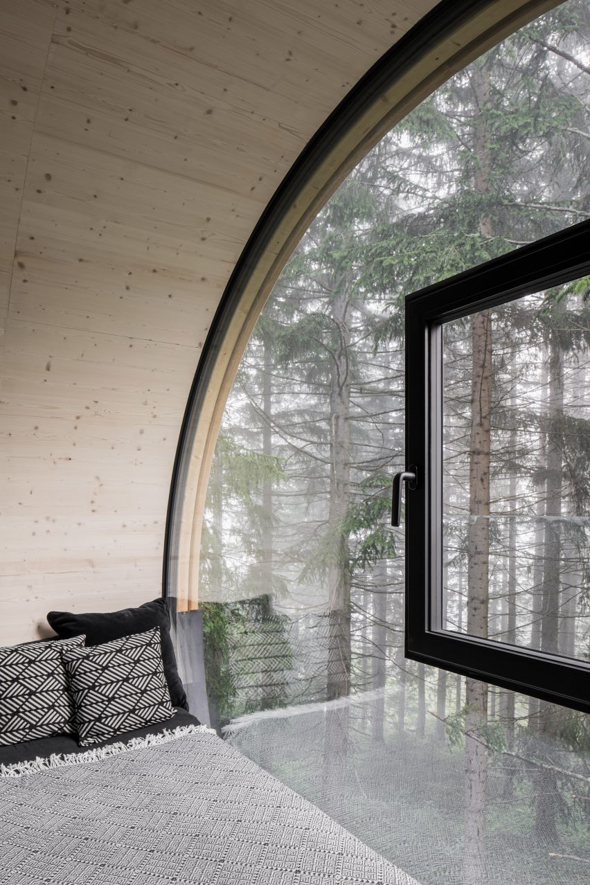 Interior of treehouse by Precht