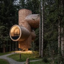 Precht creates four cartoonish “treehouses” for Austrian restaurant