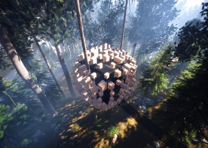 Render of Biosphere from above