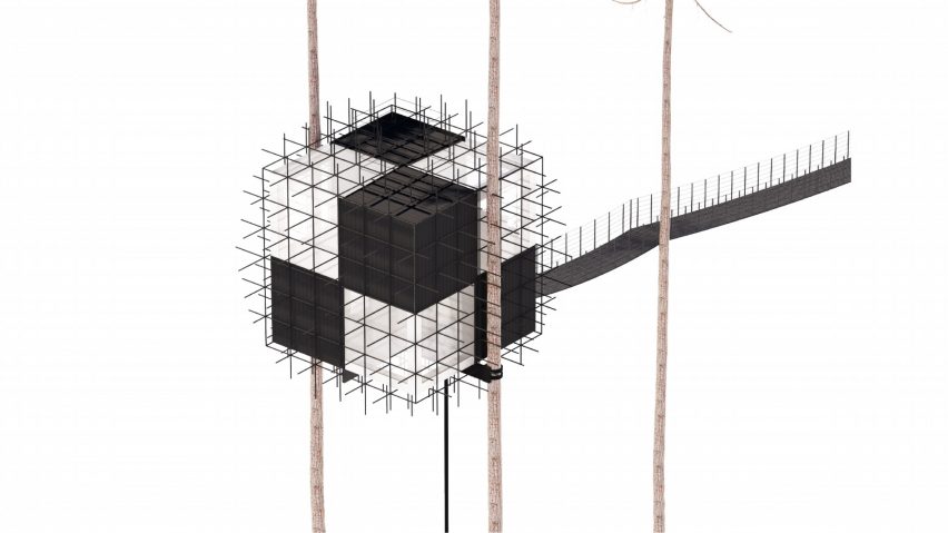 Exterior isometric drawing of Biosphere