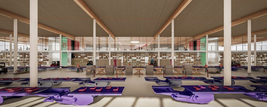 Production in Brompton factory and headquarters in Ashford by Hollaway Studio