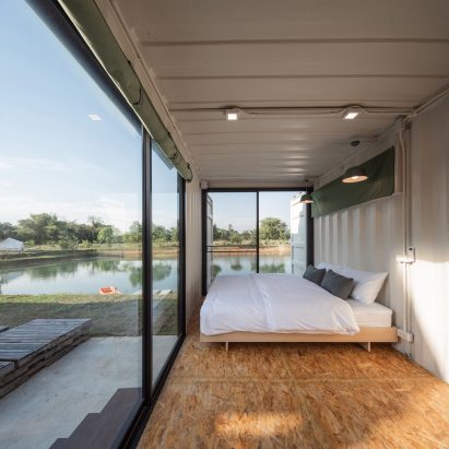 Shipping container interior