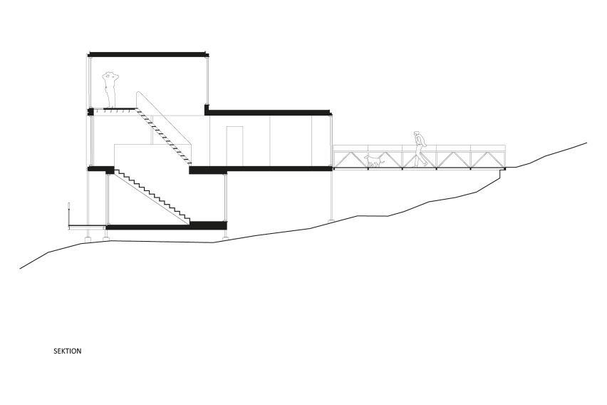 Section of Container House by Måns Tham