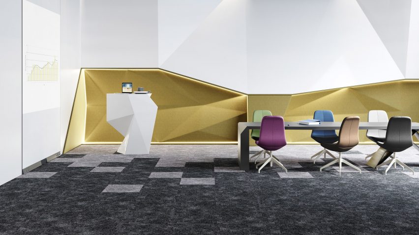 Contour carpet tile collection by IVC Commercial