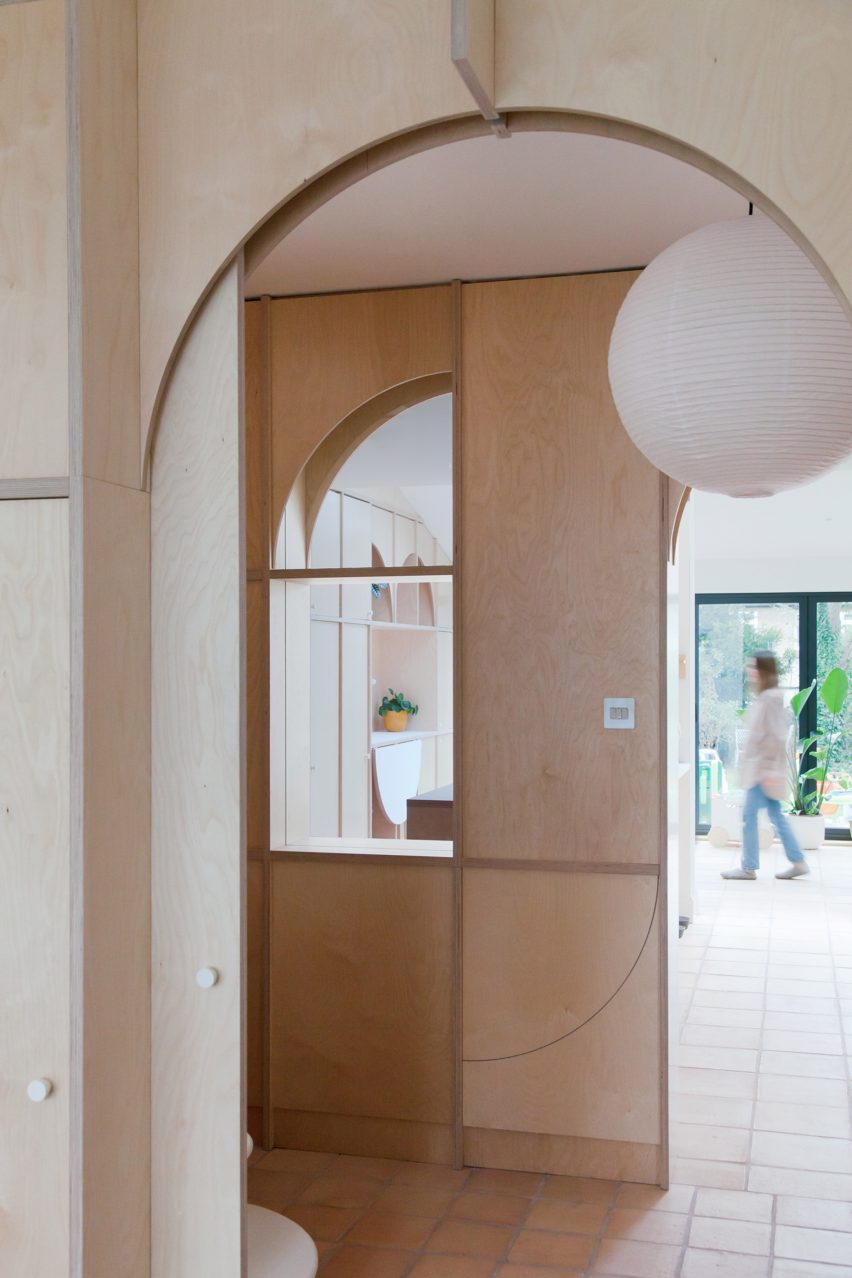 Plywood joinery by Nimtim Architects